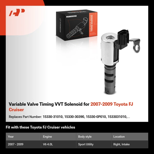 Variable Valve Timing VVT Solenoid for 2007-2009 Toyota FJ Cruiser