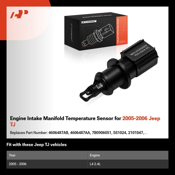 Engine Intake Manifold Temperature Sensor for 2005-2006 Jeep TJ