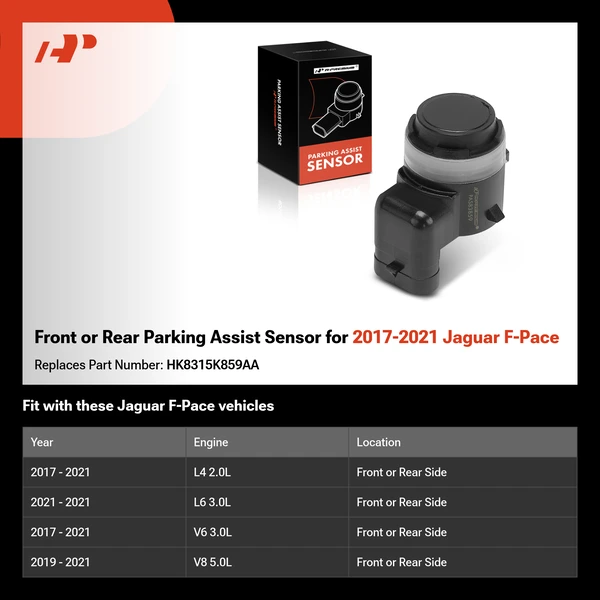 Front or Rear Parking Assist Sensor for 2017-2021 Jaguar F-Pace