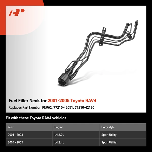 Fuel Filler Neck for 2001-2005 Toyota RAV4