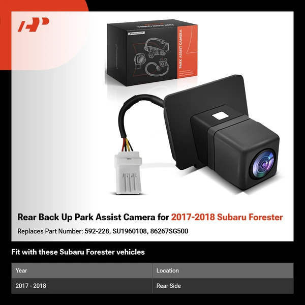 Rear Back Up Park Assist Camera for 2017-2018 Subaru Forester