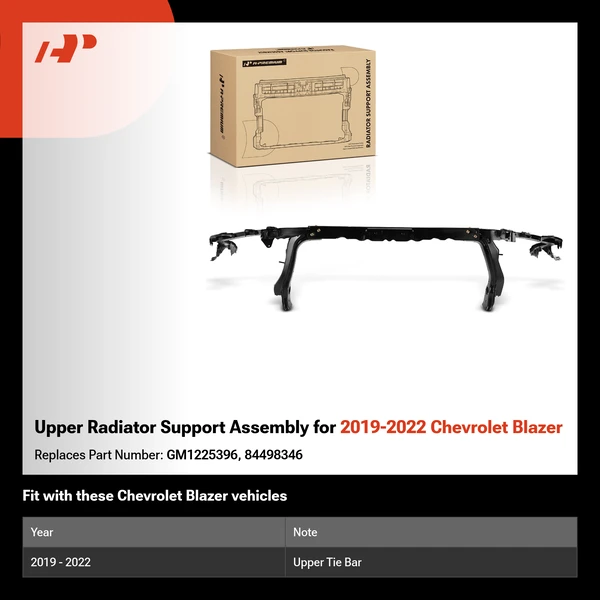 Upper Radiator Support Assembly for 2019-2022 Chevrolet Blazer