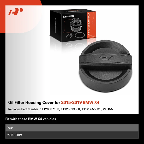Oil Filter Housing Cover for 2015-2019 BMW X4