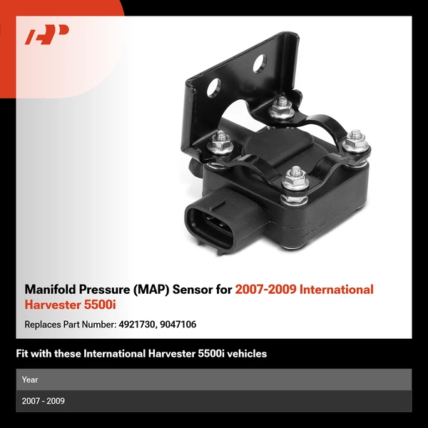 Manifold Pressure (MAP) Sensor for 2007-2009 International Harvester 5500i