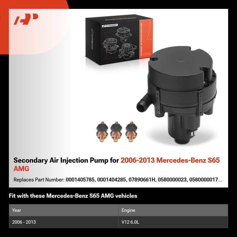 Secondary Air Injection Pump for 2006-2013 Mercedes-Benz S65 AMG