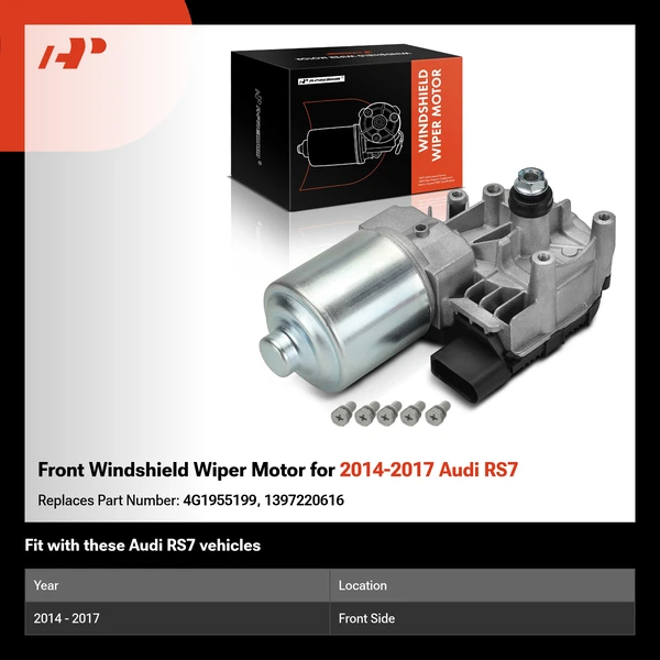 Front Windshield Wiper Motor for 2014-2017 Audi RS7
