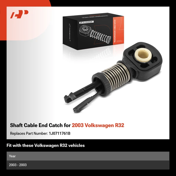 Shaft Cable End Catch for 2003 Volkswagen R32