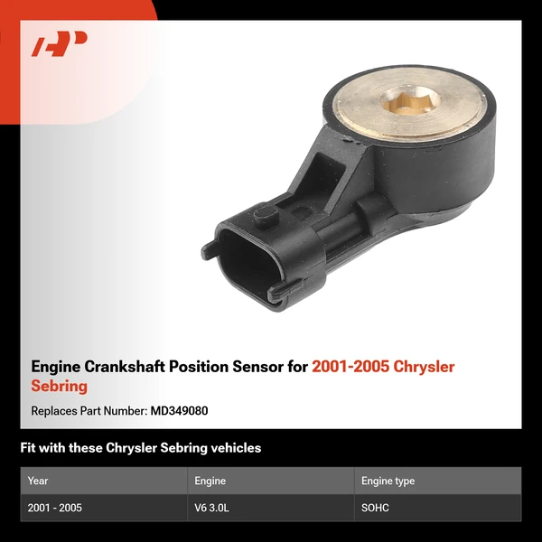 Engine Crankshaft Position Sensor for 2001-2005 Chrysler Sebring