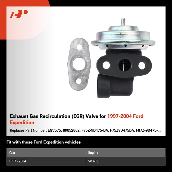 Exhaust Gas Recirculation (EGR) Valve for 1997-2004 Ford Expedition