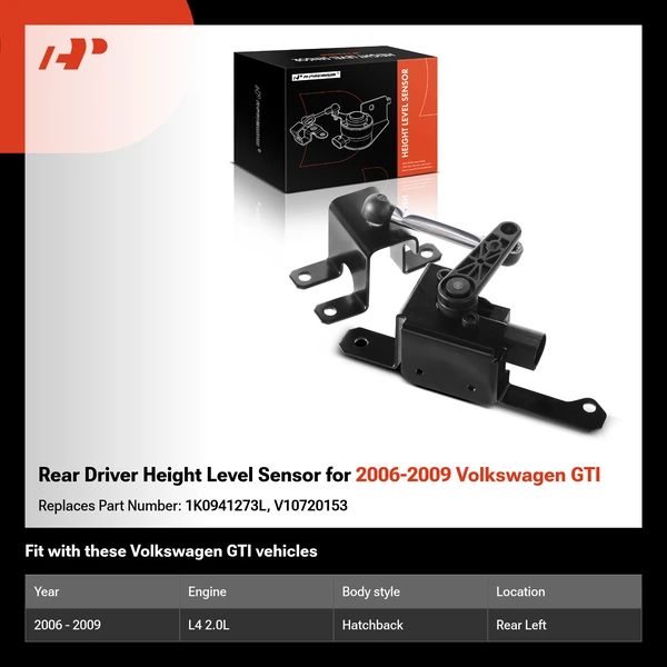 Rear Driver Height Level Sensor for 2006-2009 Volkswagen GTI