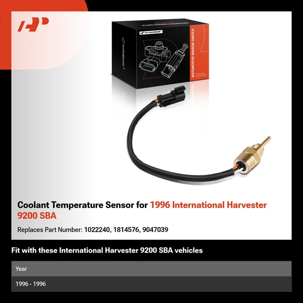 Coolant Temperature Sensor for 1996 International Harvester 9200 SBA