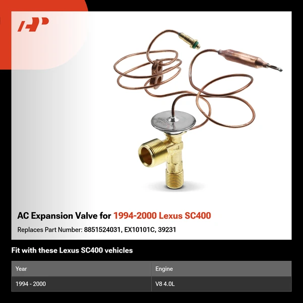 AC Expansion Valve for 1994-2000 Lexus SC400