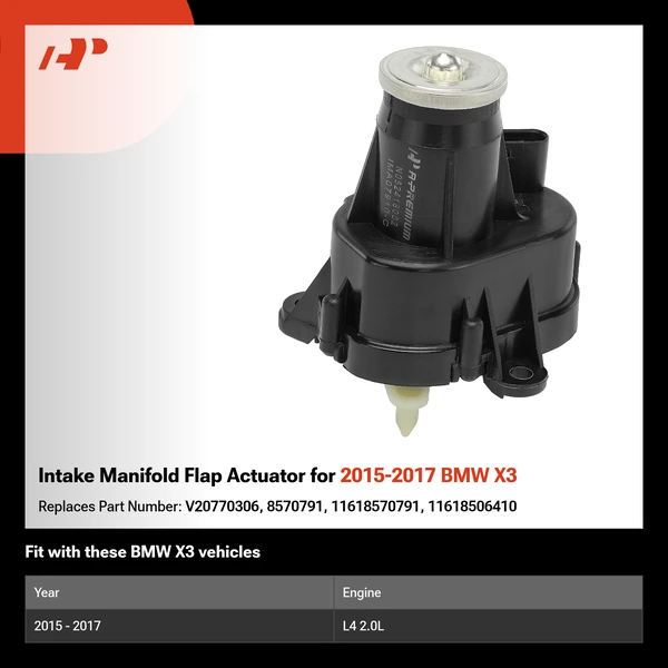Intake Manifold Flap Actuator for 2015-2017 BMW X3