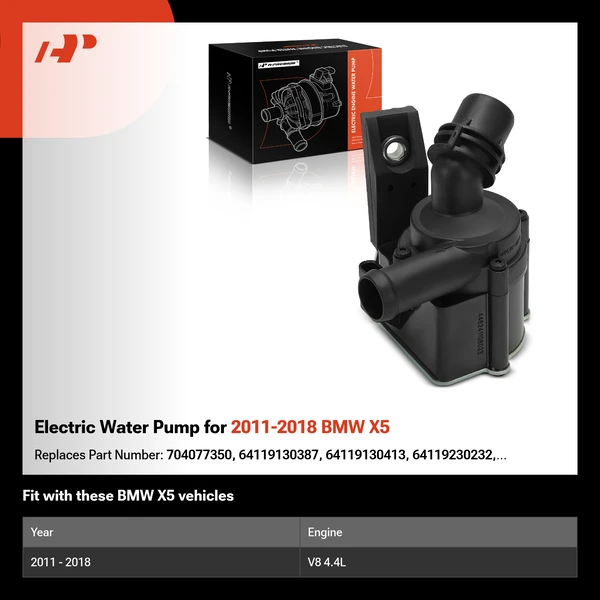 Electric Water Pump for 2011-2018 BMW X5