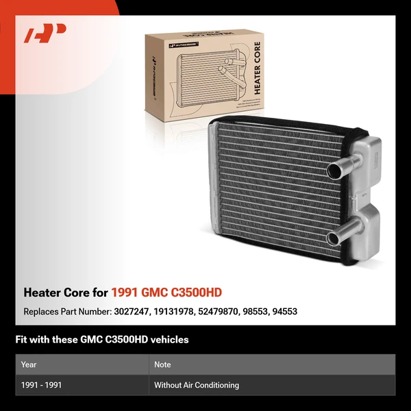 Heater Core for 1991 GMC C3500HD