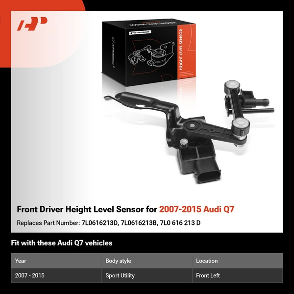 Front Driver Height Level Sensor for 2007-2015 Audi Q7