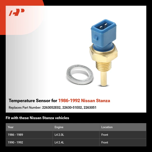 Temperature Sensor for 1986-1992 Nissan Stanza
