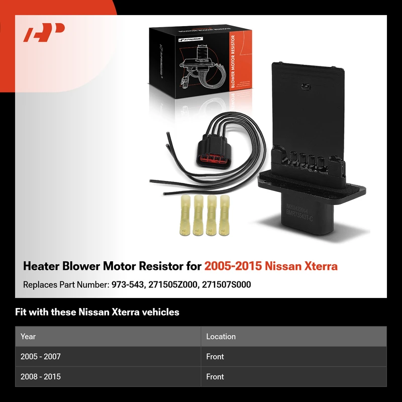 Heater Blower Motor Resistor for 2005-2015 Nissan Xterra