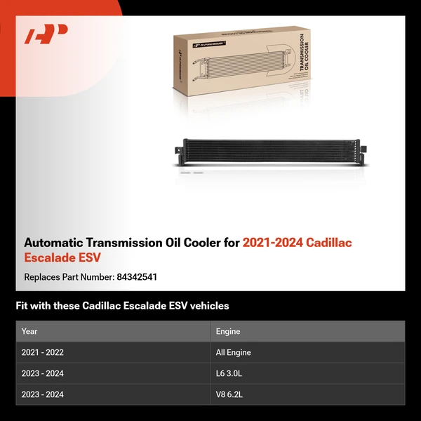 Automatic Transmission Oil Cooler for 2021-2024 Cadillac Escalade ESV