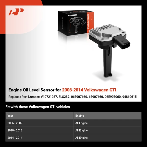 Engine Oil Level Sensor for 2006-2014 Volkswagen GTI