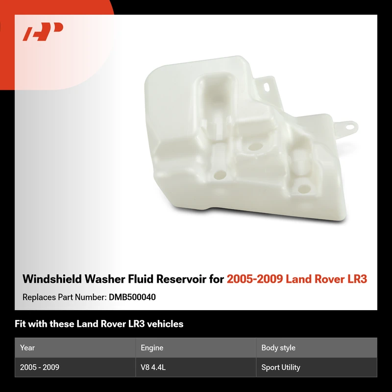Windshield Washer Fluid Reservoir for 2005-2009 Land Rover LR3