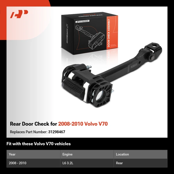 Rear Door Check for 2008-2010 Volvo V70