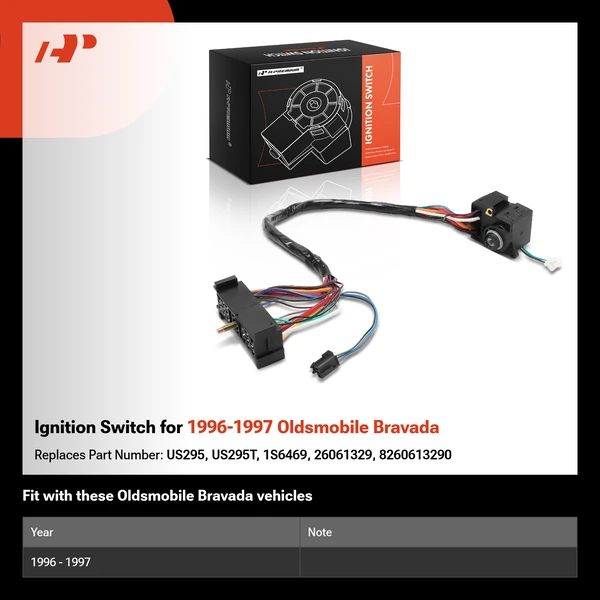 Ignition Switch for 1996-1997 Oldsmobile Bravada