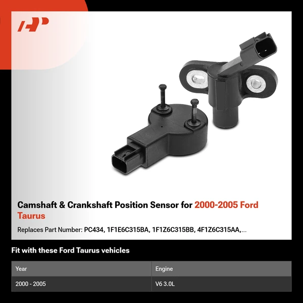 Camshaft & Crankshaft Position Sensor for 2000-2005 Ford Taurus