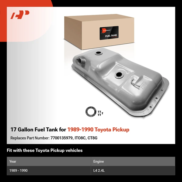 17 Gallon Fuel Tank for 1989-1990 Toyota Pickup