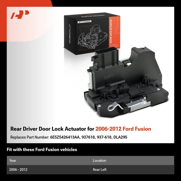 Rear Driver Door Lock Actuator for 2006-2012 Ford Fusion