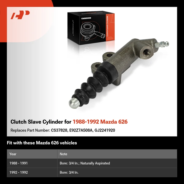 Clutch Slave Cylinder for 1988-1992 Mazda 626
