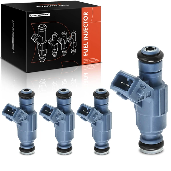 2001-2005 Audi A4 Quattro 4-Pc Fuel Injector 2-Blade Terminal A-Premium APFI132