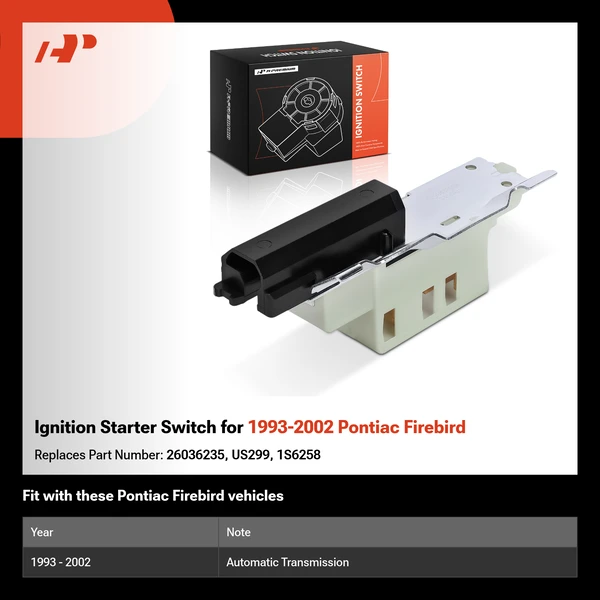 Ignition Starter Switch for 1993-2002 Pontiac Firebird