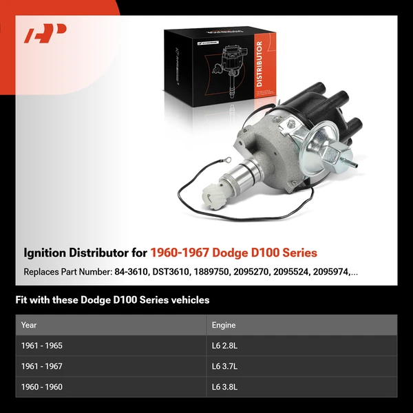 Ignition Distributor for 1960-1967 Dodge D100 Series