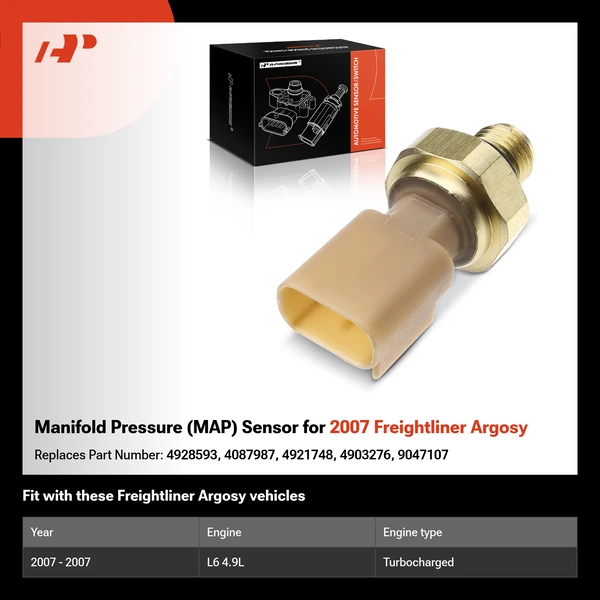 Manifold Pressure (MAP) Sensor for 2007 Freightliner Argosy
