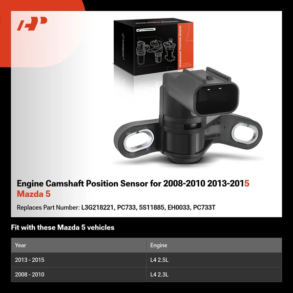 Engine Camshaft Position Sensor for 2008-2010 2013-2015 Mazda 5