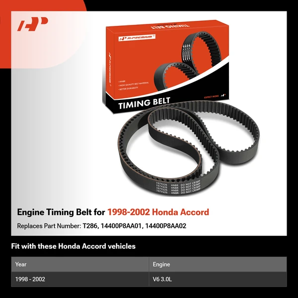 Engine Timing Belt for 1998-2002 Honda Accord
