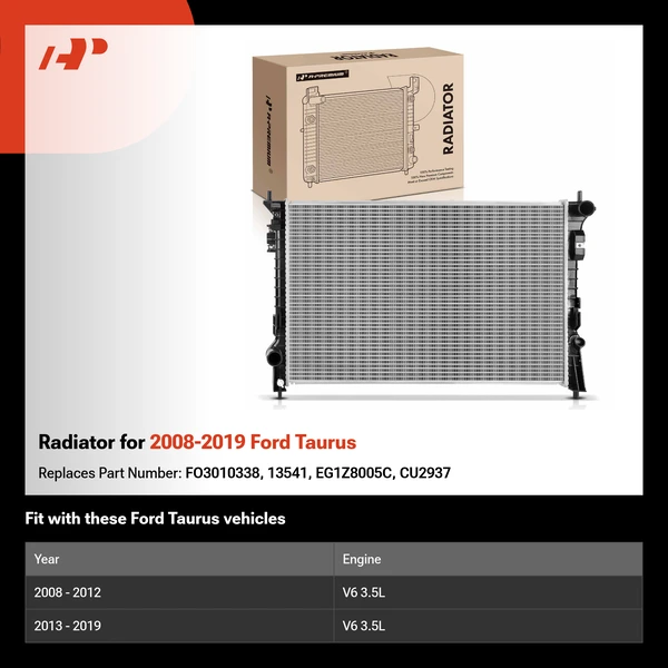 Radiator for 2008-2019 Ford Taurus