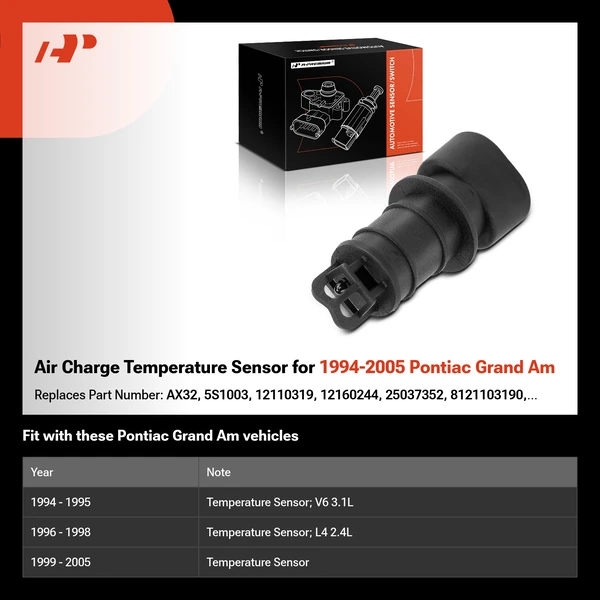 Air Charge Temperature Sensor for 1994-2005 Pontiac Grand Am