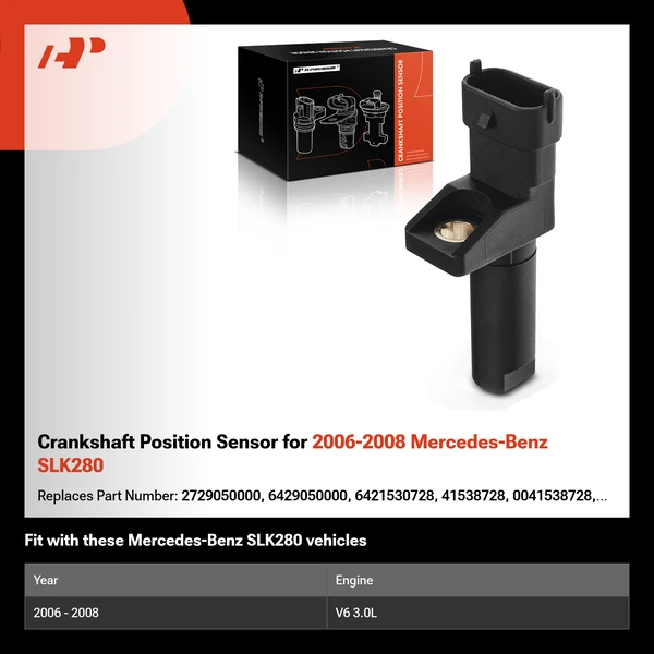 Crankshaft Position Sensor for 2006-2008 Mercedes-Benz SLK280