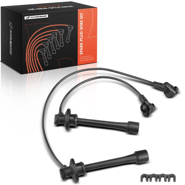 2 Pcs Spark Plug Wire Set for 1995-1999 Toyota Paseo