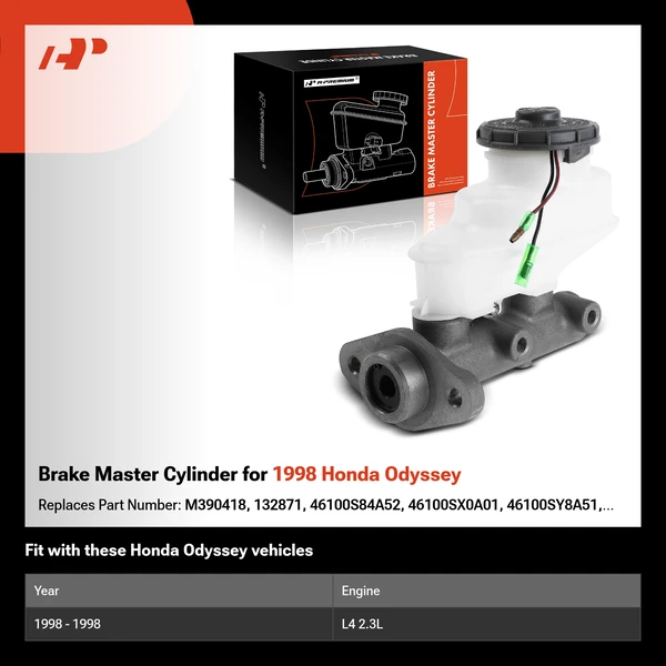 Brake Master Cylinder for 1998 Honda Odyssey