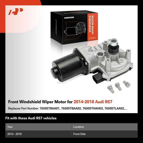 Front Windshield Wiper Motor for 2014-2018 Audi RS7