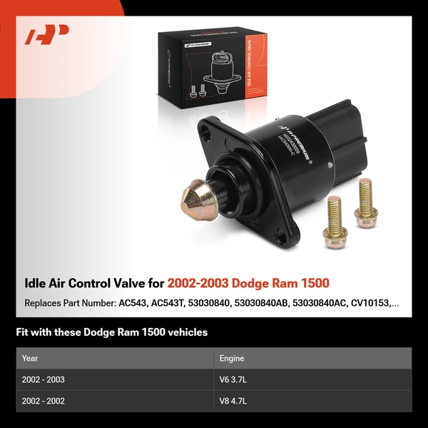 Idle Air Control Valve for 2002-2003 Dodge Ram 1500