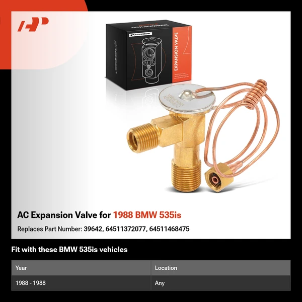 AC Expansion Valve for 1988 BMW 535is