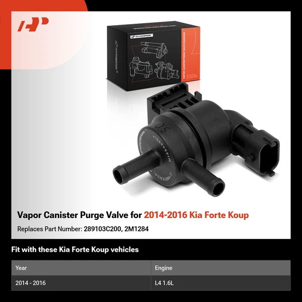 Vapor Canister Purge Valve for 2014-2016 Kia Forte Koup
