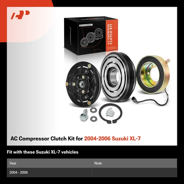 AC Compressor Clutch Kit for 2004-2006 Suzuki XL-7