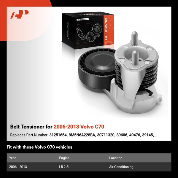 Belt Tensioner for 2006-2013 Volvo C70