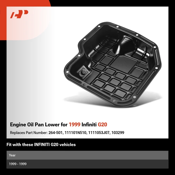 Engine Oil Pan Lower for 1999 Infiniti G20