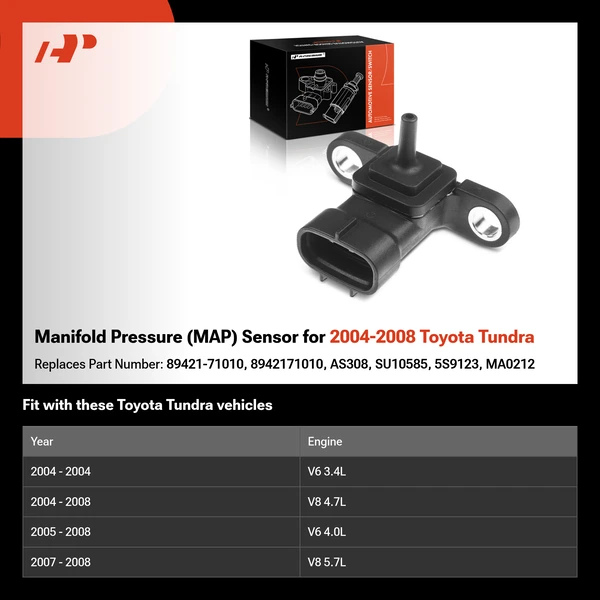Manifold Pressure (MAP) Sensor for 2004-2008 Toyota Tundra
